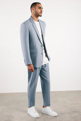 Men's Formal Oversized Blazer Opal Blue