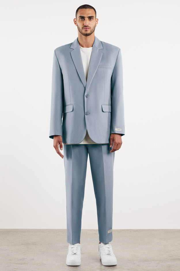 Men's Formal Oversized Blazer Opal Blue