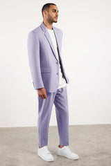 Men's Formal Oversized Blazer Pastel Purple