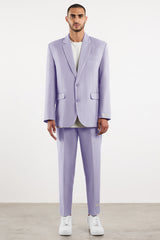 Men's Formal Oversized Blazer Pastel Purple