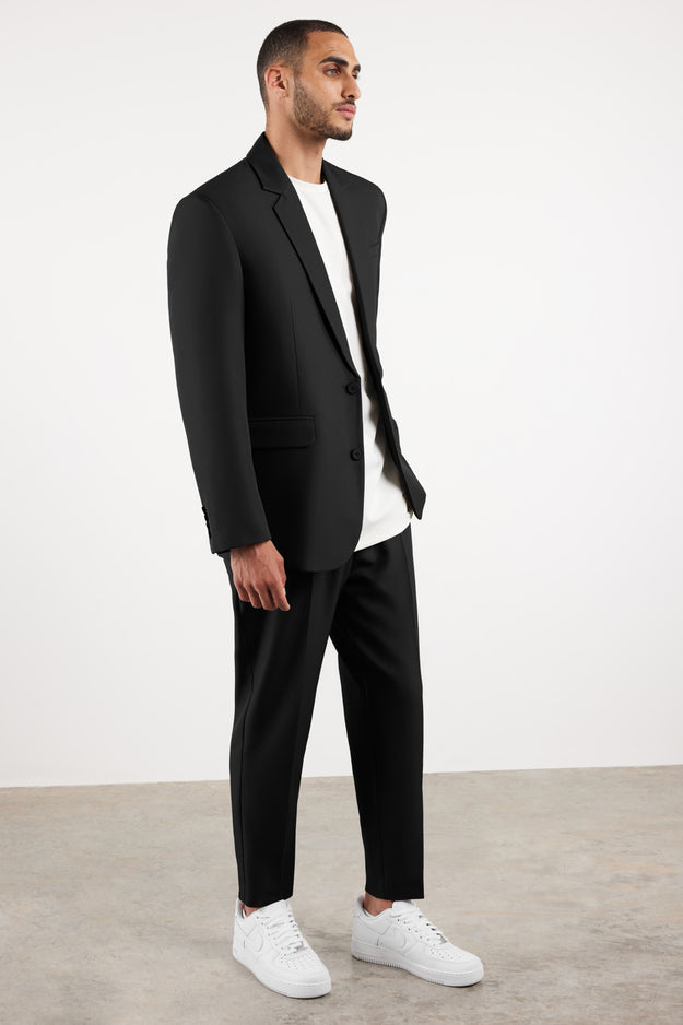 Men's Formal Oversized Blazer True Black