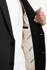 Men's Formal Oversized Blazer True Black