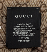 Gucci Beige GG Floral & Chain Print Wool Scarf