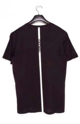 Balmain Logo Print T-Shirt Black