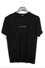 Balmain Paris Logo Print T-Shirt Black