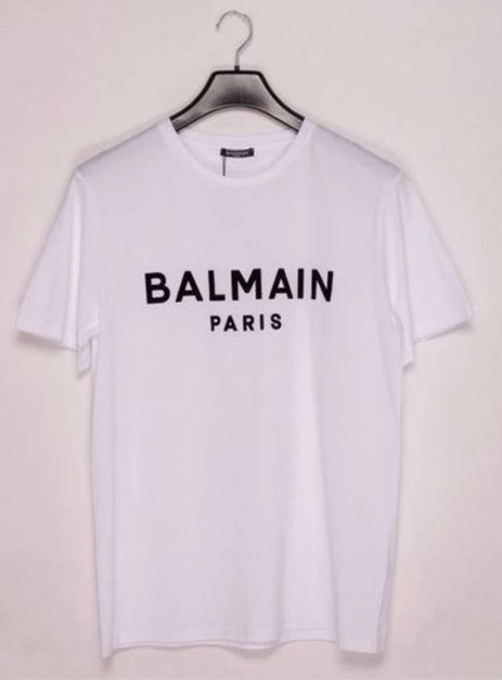 Balmain Paris Logo T-Shirt White