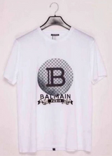 Balmain Logo Print T-Shirt White