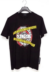 Balmain Graphic Print T-Shirt Black