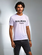 Balmain Paris Logo T-Shirt White