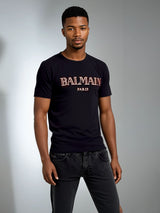 Balmain Paris Logo T-Shirt Black