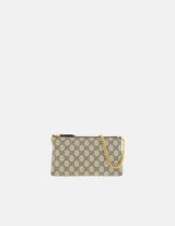 Gucci Wallet GG Supreme With Chain