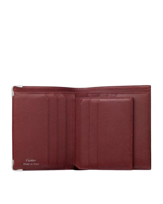 Must de Cartier Menâ€™s Multiple Wallet â€“ Black Calfskin