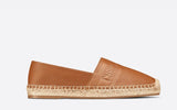 CHRISTIAN DIOR GRANVILLE ESPADRILLE COGNAC