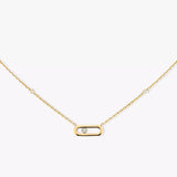 Messika Move Uno Yellow Gold Diamond Necklace