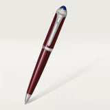 Cartier R de Ballpoint Pen – Burgundy & Palladium Finish