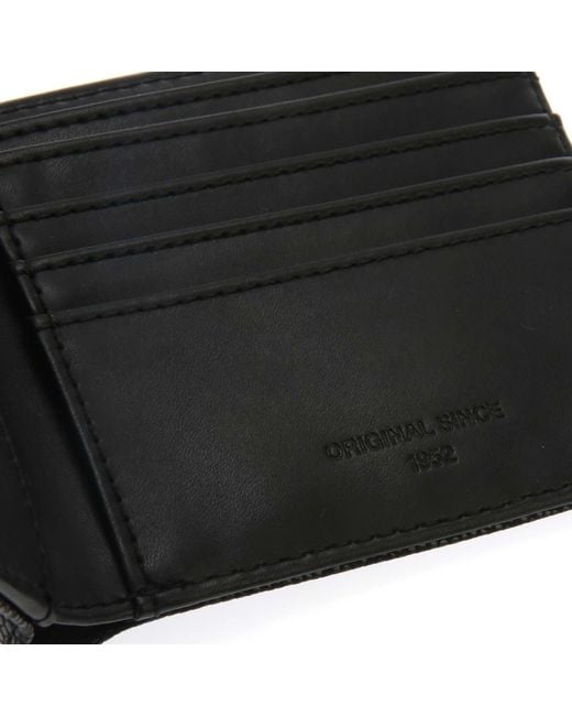 Fred Perry Men's Black Scotch Grain Wallet