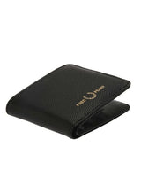 Fred Perry Men's Black Scotch Grain Wallet