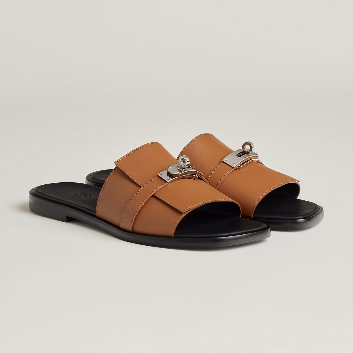 Hermès Gabriel Sandal – Naturel