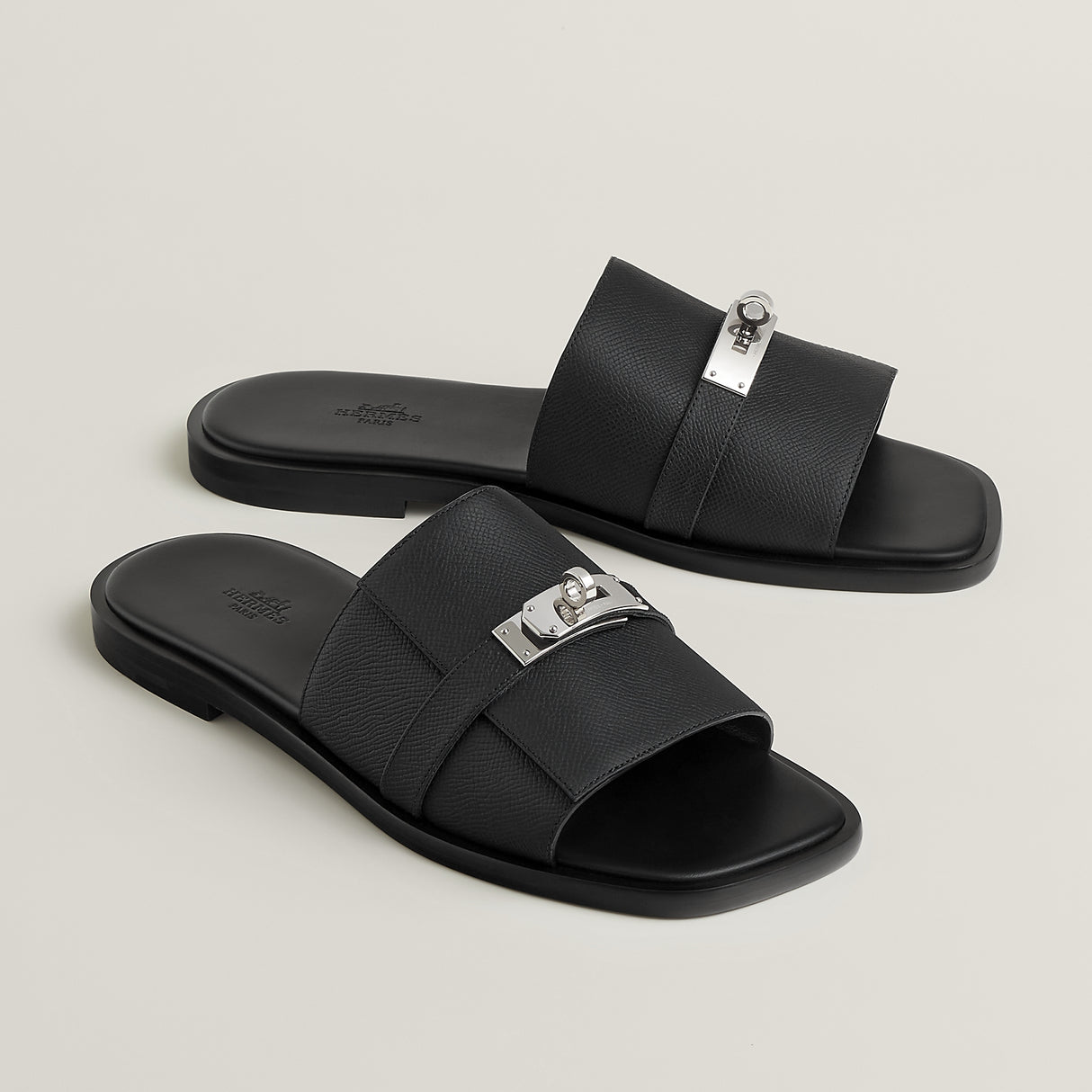 Hermès Gabriel Sandal - Black