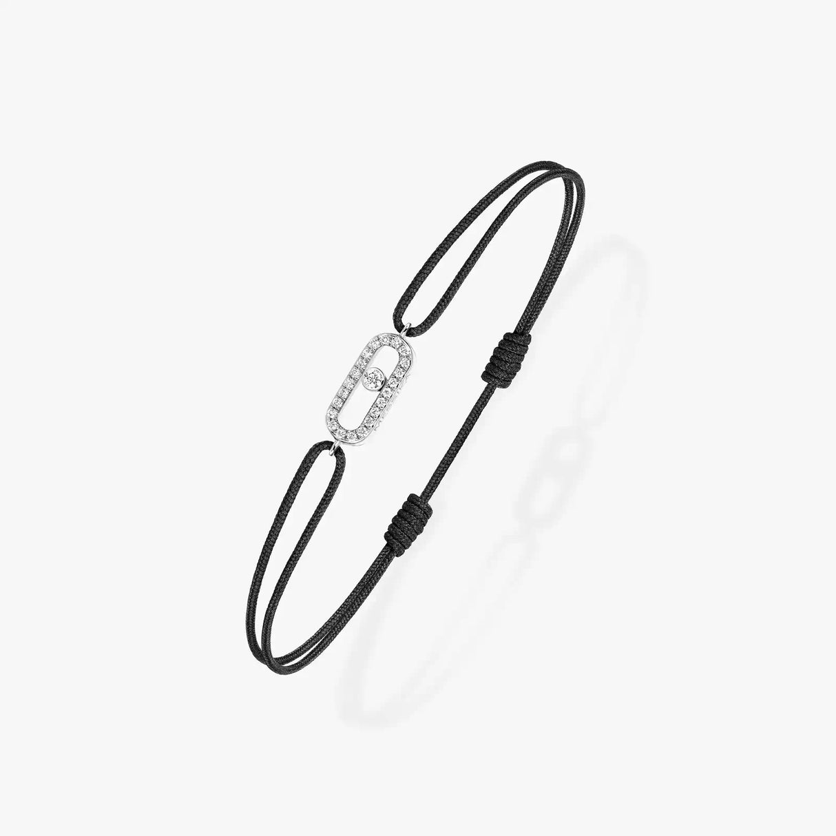 Messika Move Uno Black Cord Bracelet
