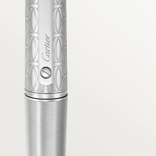 Santos de Cartier Ballpoint Pen – Large Model, Brushed Metal