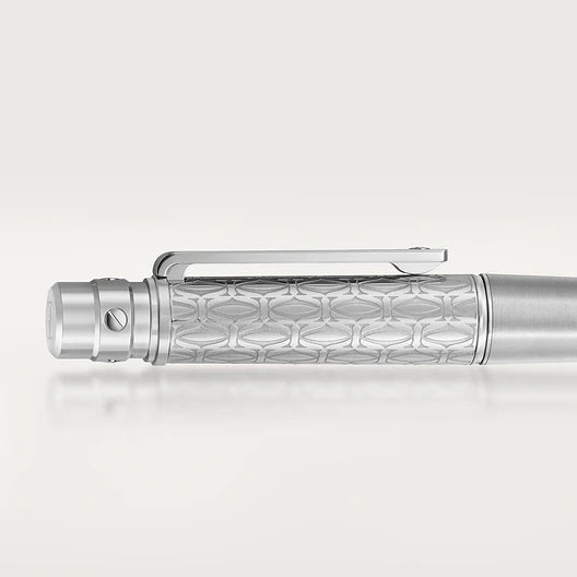 Santos de Cartier Ballpoint Pen â€“ Large Model, Brushed Metal