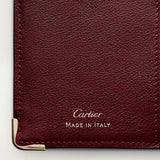 Must de Cartier 4-Credit Card Holder – Burgundy Calfskin